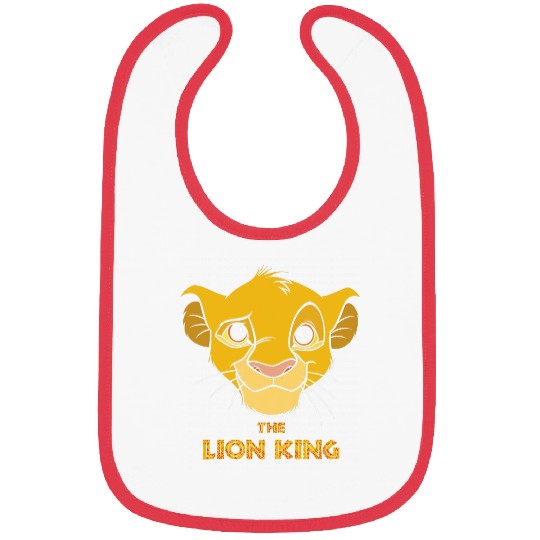 Disney The Lion King Young Simba Portrait & Title Logo Bibs