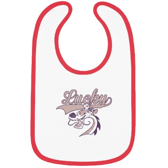 Disney Mulan Mushu And Cri-Kee Lucky Portrait Bibs