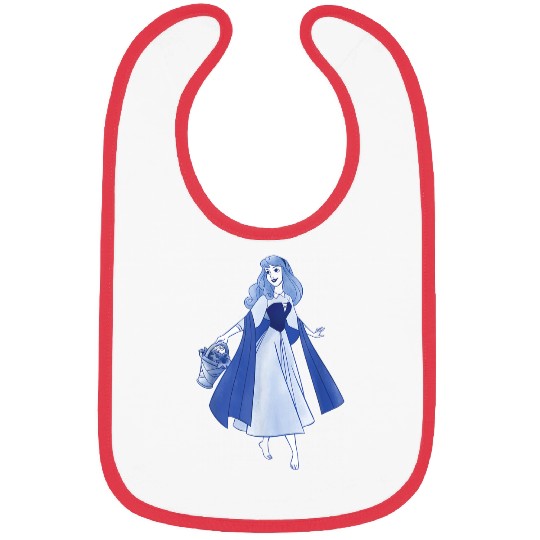 Disneyss Sleeping Beauty Briar Rose Blue Bibs