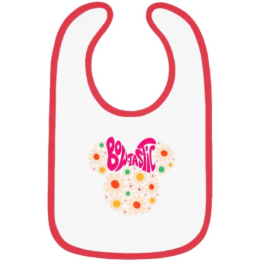 Disney Minnie Mouse Bow-Tastic  Daisy Floral Bibs