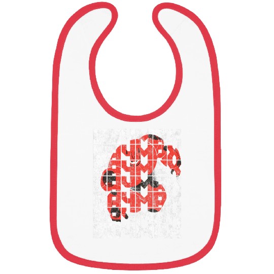 Disney Big Hero 6 Baymax Epic Hero Landing Distressed Bibs