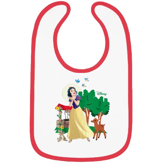 Disneyss Princess Snow White Nature Scene Bibs