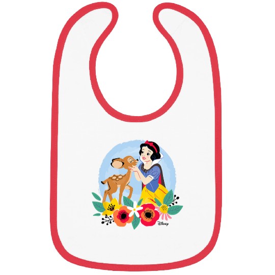 Disney Princess - Floral Snow White Deer Bibs