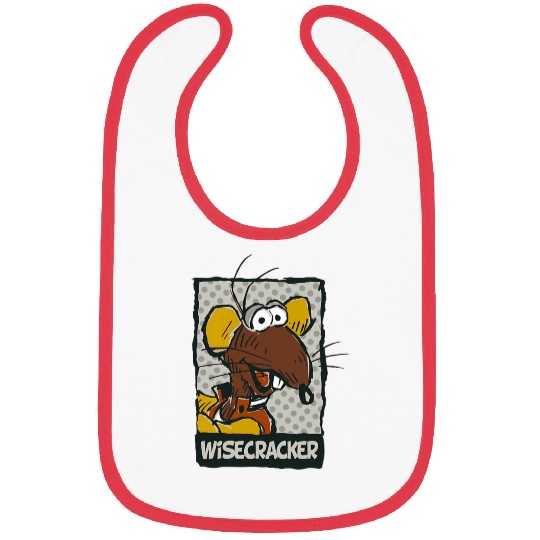 Disney The Muppets Rizzo The Rat Wisecracker Drawn Portrait Bibs
