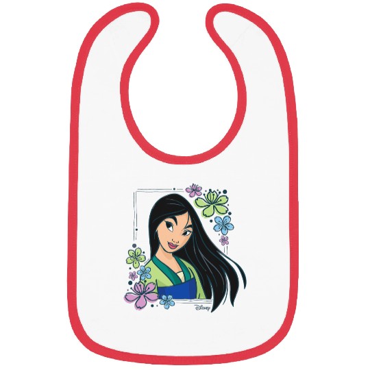 Disney Princess - Mulan Flowers Bibs