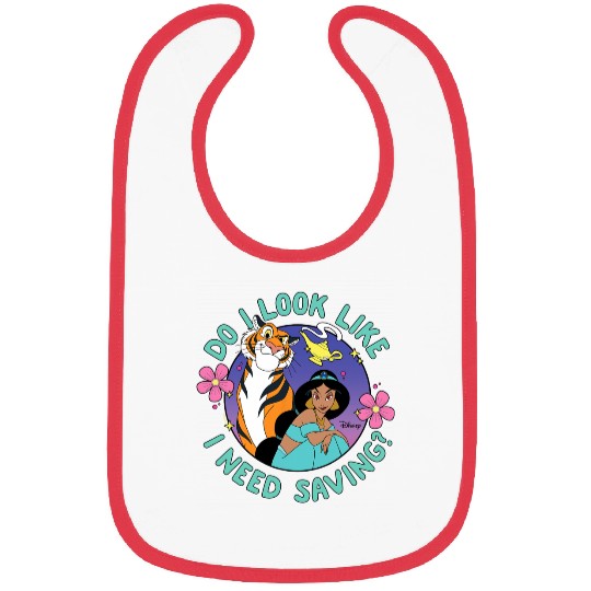 Disney Princess - Jasmine Do I Look Like I Need Saving Bibs