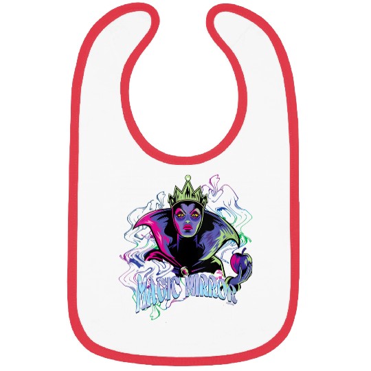 Disneyss Villains Evil Queen Magic Mirror Illustrated Bibs