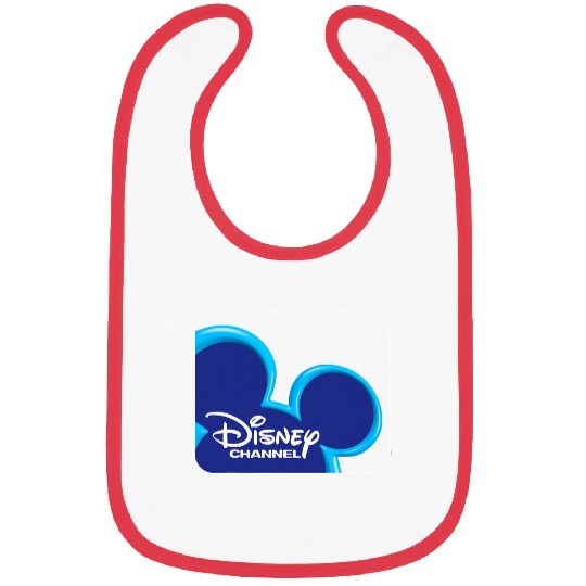 Disney Channel  Mickey Mouse Blue Retro 2000s Logo Bibs