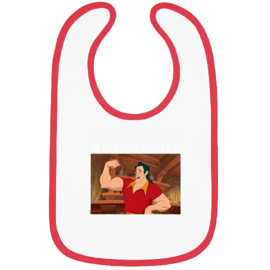 Disney Princess - Gaston When I Fix Something Bibs