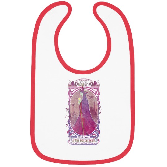 Disneyss Sleeping Beauty Maleficent Evil Magic Tarot Card Bibs