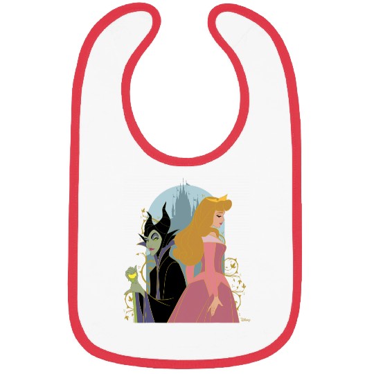 Disney Princess - Sleepy Beauty And Maleficent Bibs