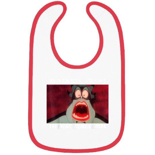 Disney Villains Ursula Accidental Front-facing Camera Meme Bibs