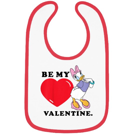 Disneyss Be My Valentine Daisy Duck Bibs