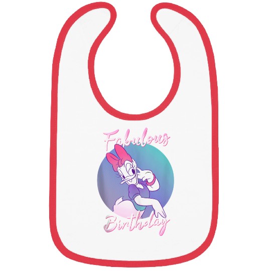Disneyss Daisy Duck Fabulous Birthday Bibs