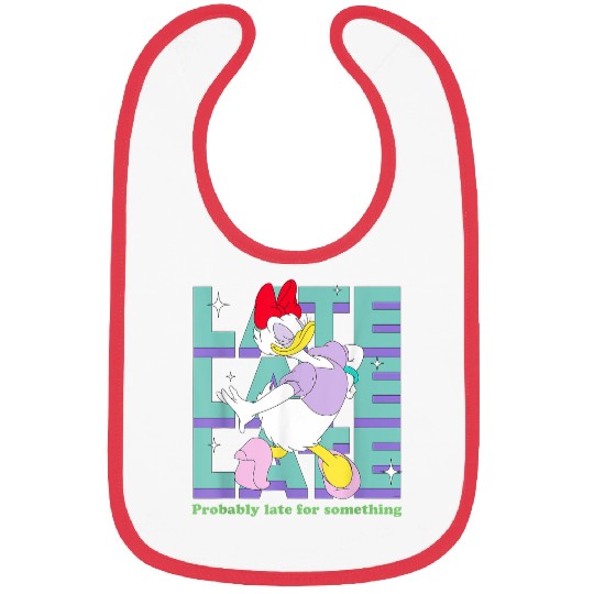 Disneyss Daisy Duck Probably Late For Something Funny Bibs