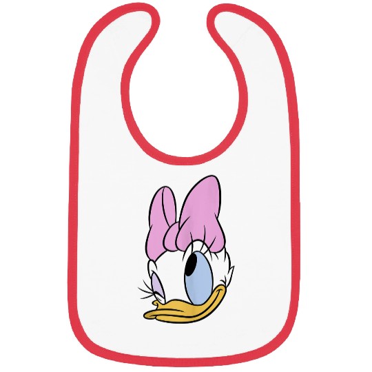 Disneyss Daisy Duck Big Faces Winking Bow Bibs