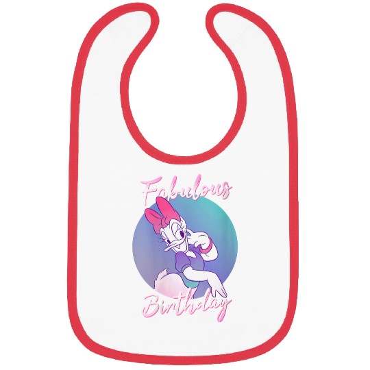 Disneyss Daisy Duck Fabulous Birthday Bibs
