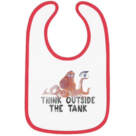Disneyss Pixars Finding Dory Hank Think Outside Distressed Logo Bibs