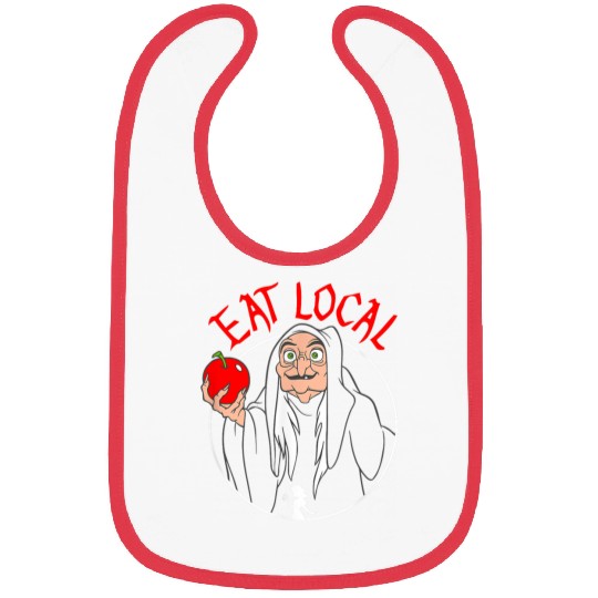 Disneyss Snow White Evil Queen Apple Eat Local Bibs