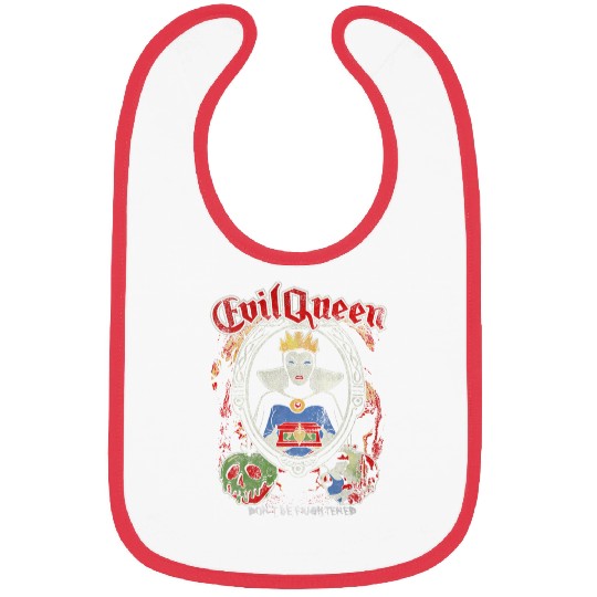 Disneyss Snow White Evil Queen Don't Be Frightened Distressed Bibs