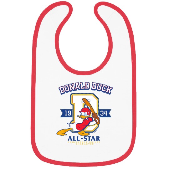 Disney Donald Duck Baseball 1934 All-Star Confidence Sports Bibs