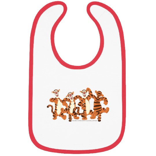 Disneyss Winnie The Pooh Tigger Bouncing Lineup Bibs