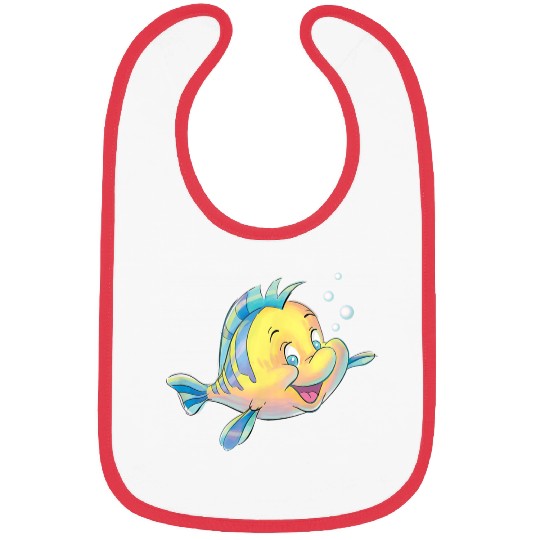 Disneyss The Little Mermaid Flounder Bubbles Bibs