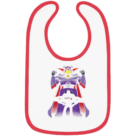 Disneyss Pixars Toy Story Zurg Behind Buzz Lightyear Bibs