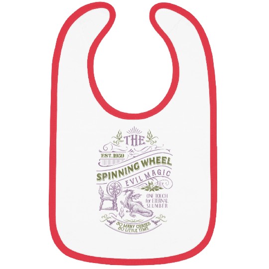Disneyss Sleeping Beauty The Spinning Wheel Poster Bibs