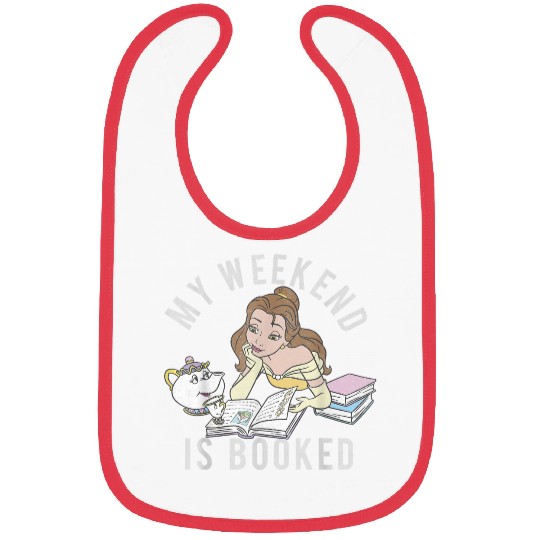 Disneyss Beauty And The Beast Belle My Weekend Is Booked Short Sleeve Small Bibs