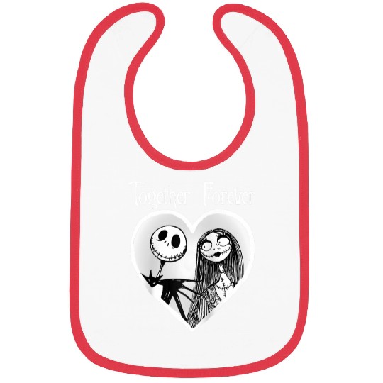 Disney Nightmare Before Christmas Drip Heart Raglan Baseball Tee Bibs