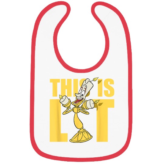 Disneyss Beauty And The Beast Lumiere This Is Lit Bibs