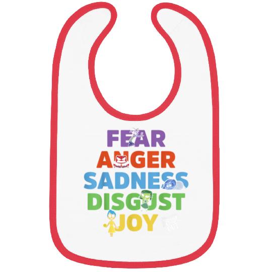 Disneyss Pixars Inside Out Block Names Bibs