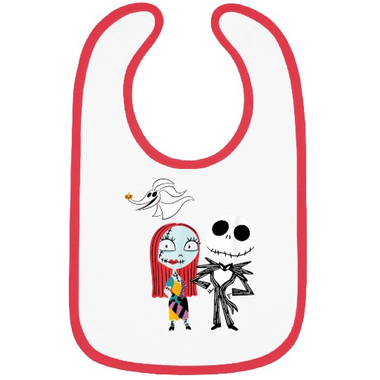 Disneyss Nightmare Before Christmas Jack And Sally Bibs