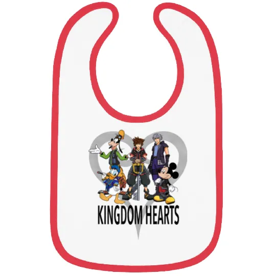 Disneyss Kingdom Hearts Iii Characters And Symbol Bibs