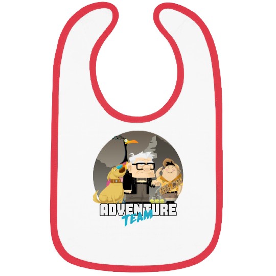 Disney UP Adventure Team Multi-Character Long Sleeve T-Shirt Bibs