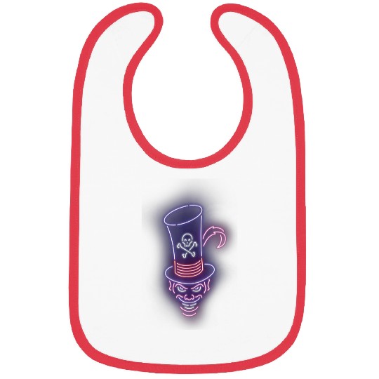 Disneyss Villains Dr Facilier Neon Line Art Bibs