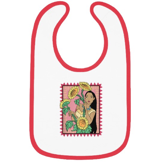 Disney Pocahontas Sunflowers Movie Still Bibs