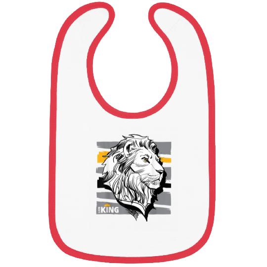 Disney The Lion King Live Action Mufasa Sketched Bibs