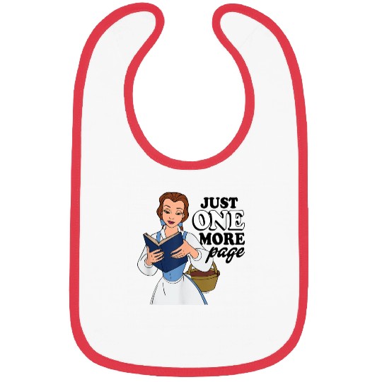 Disney Princess Belle Just One More Page Bibs