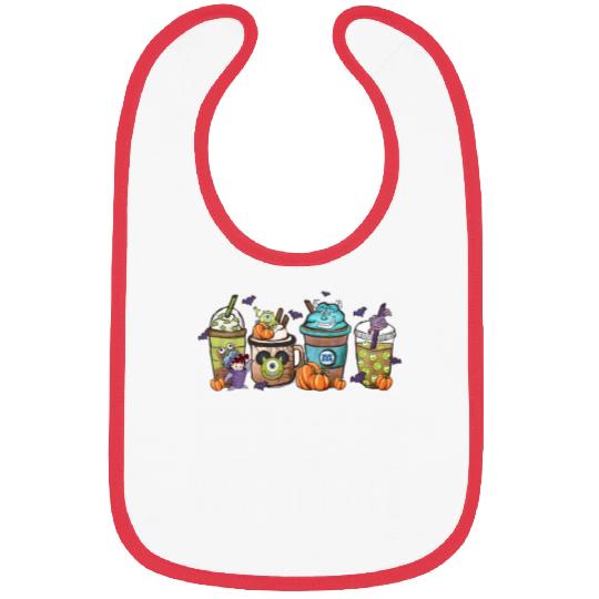 Disney Monsters Inc  Latte Bibs, Monsters Inc Coffee Bibs