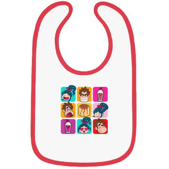 Disney WreckIt Ralph Vanellope Ralph Desserts Pa Bibs