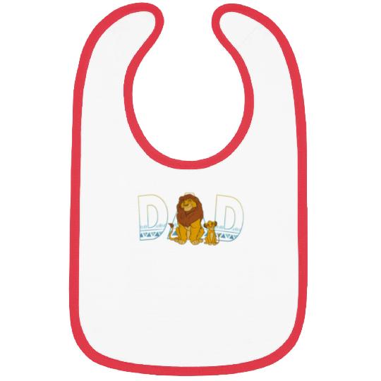Disney The Lion King Simba and Mufasa Dad Bibs