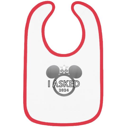 Disney I Asked 2024 Engagement Ring Proposal Mic Bibs