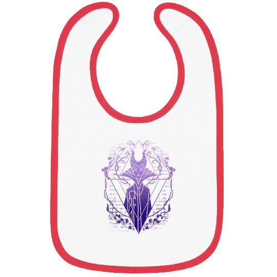 Disney Sleeping Beauty Maleficent Fade Triangle Bibs