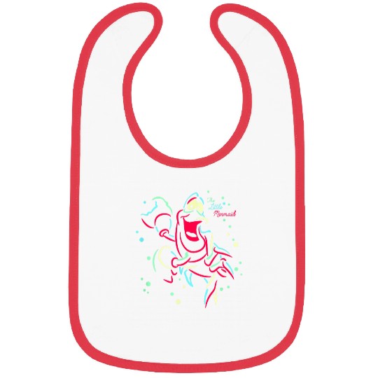 Disney The Little Mermaid Sebastian Crab Lights Bibs