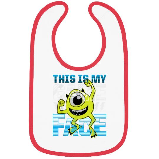 Disneyss Pixars Monsters Inc Mike Wazowski Game Faces Bibs
