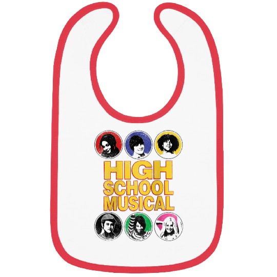 Disneyss High School Musical The Series Og Cast Distressed Bibs