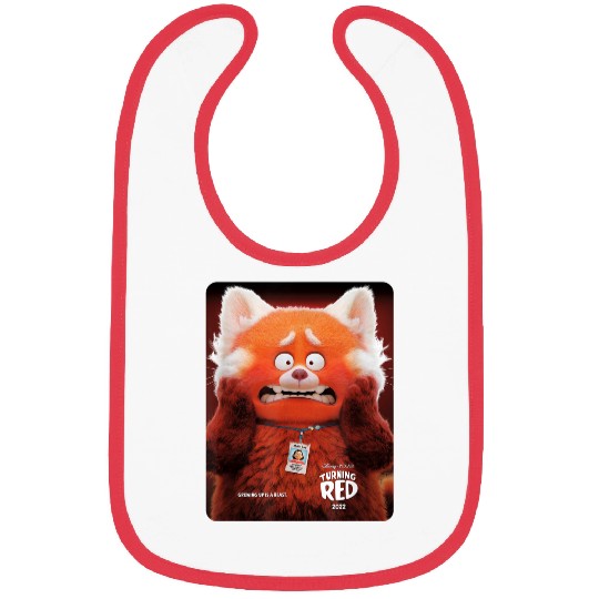 Disneyss Pixars Turning Red Mei Shocked Screen Grab Bibs