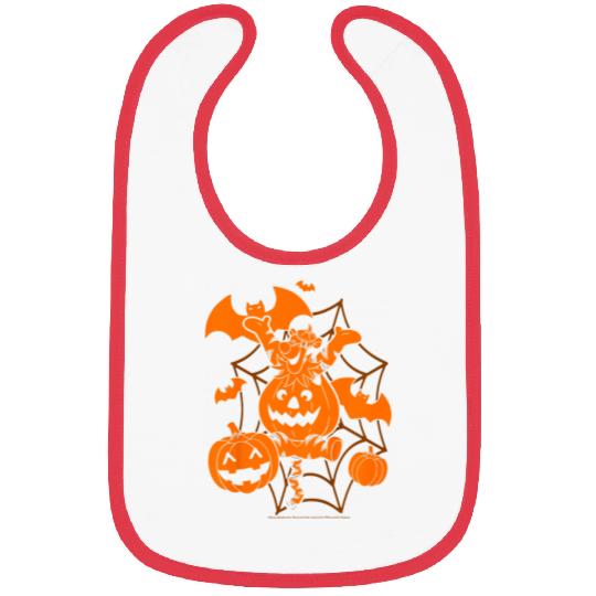 Disneyss Winnie The Pooh Halloween Tigger Spooky Spiderweb Bibs